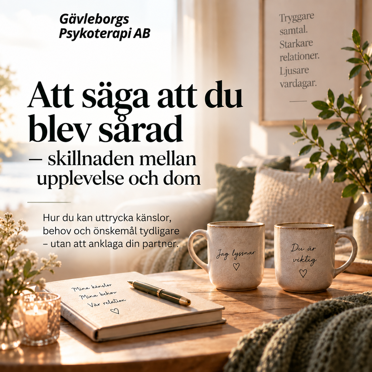 Att säga att du blev sårad – skillnaden mellan upplevelse och dom