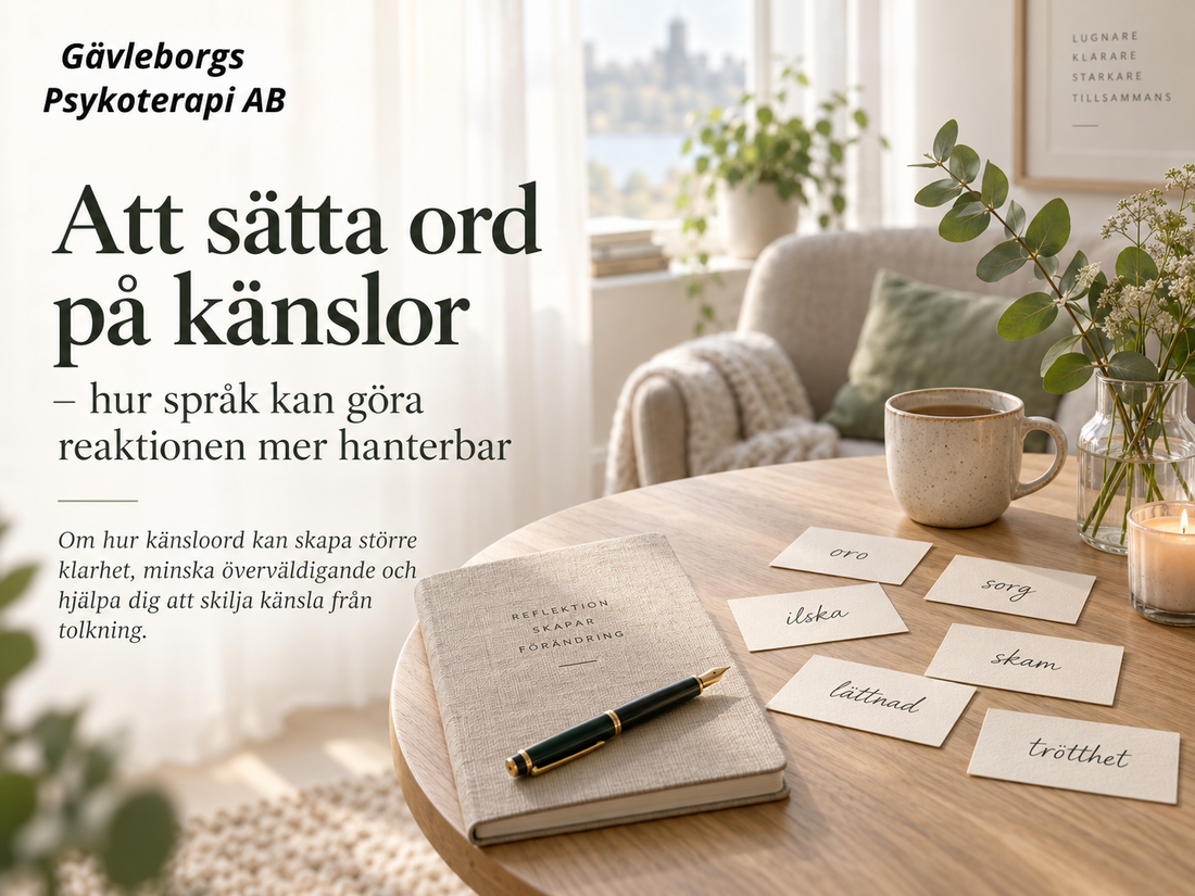 Att sätta ord på känslor – hur språk kan göra reaktionen mer hanterbar