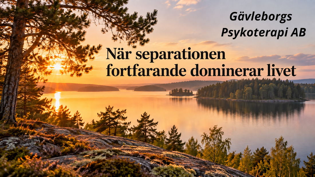 När separationen fortfarande dominerar livet – tecken på att professionellt stöd kan vara hjälpsamt