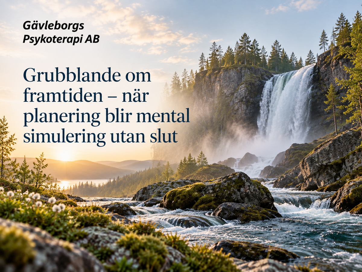 Grubblande om framtiden – när planering blir mental simulering utan slut