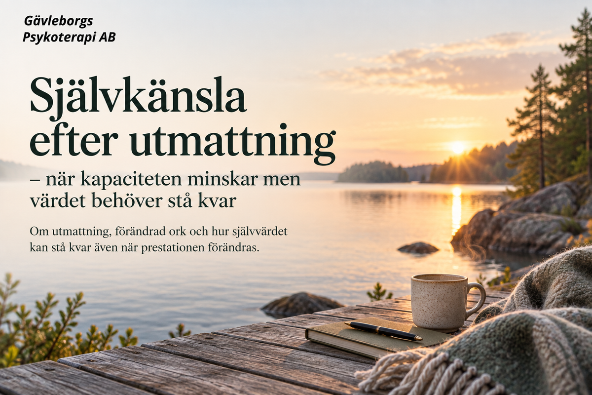 Självkänsla efter utmattning – när kapaciteten minskar men värdet behöver stå kvar