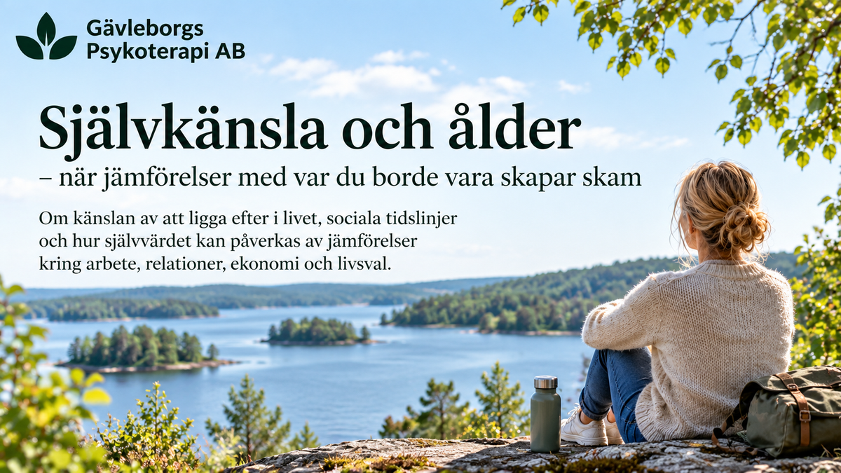 Självkänsla och ålder – när jämförelser med var du borde vara skapar skam