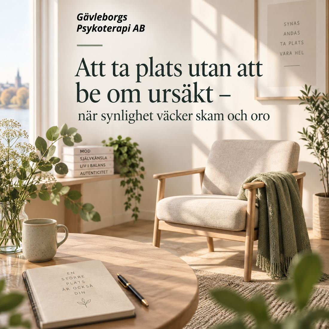 Att ta plats utan att be om ursäkt – när synlighet väcker skam och oro