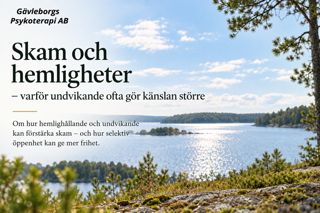 Skam och hemligheter – varför undvikande ofta gör känslan större
