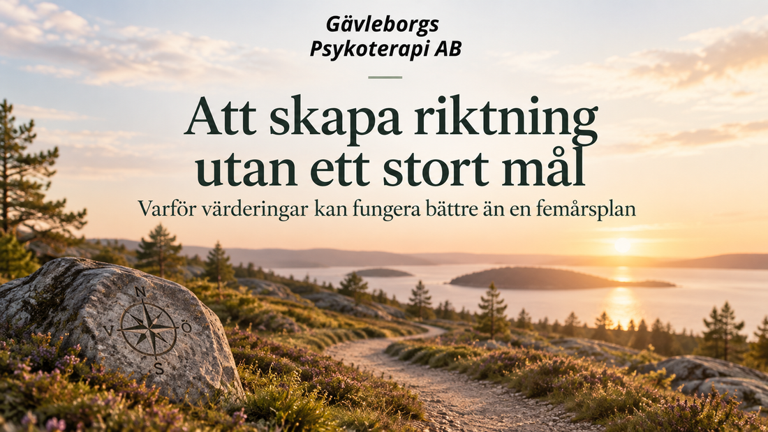 Att skapa riktning utan ett stort mål – varför värderingar kan fungera bättre än en femårsplan