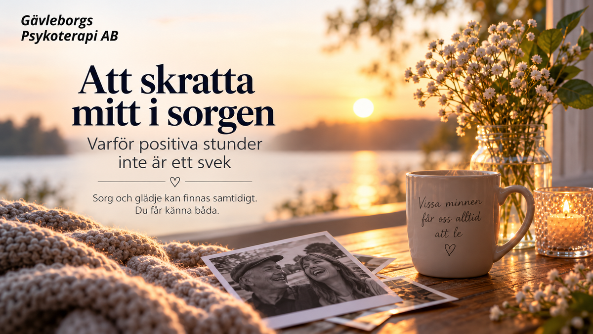 Att skratta mitt i sorgen – varför positiva stunder inte är ett svek