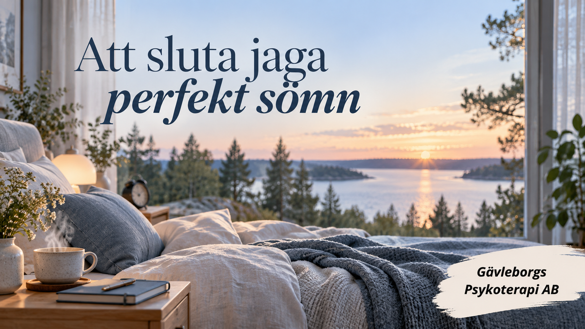 Att sluta jaga perfekt sömn – varför flexibilitet ofta är en viktig del av förbättring
