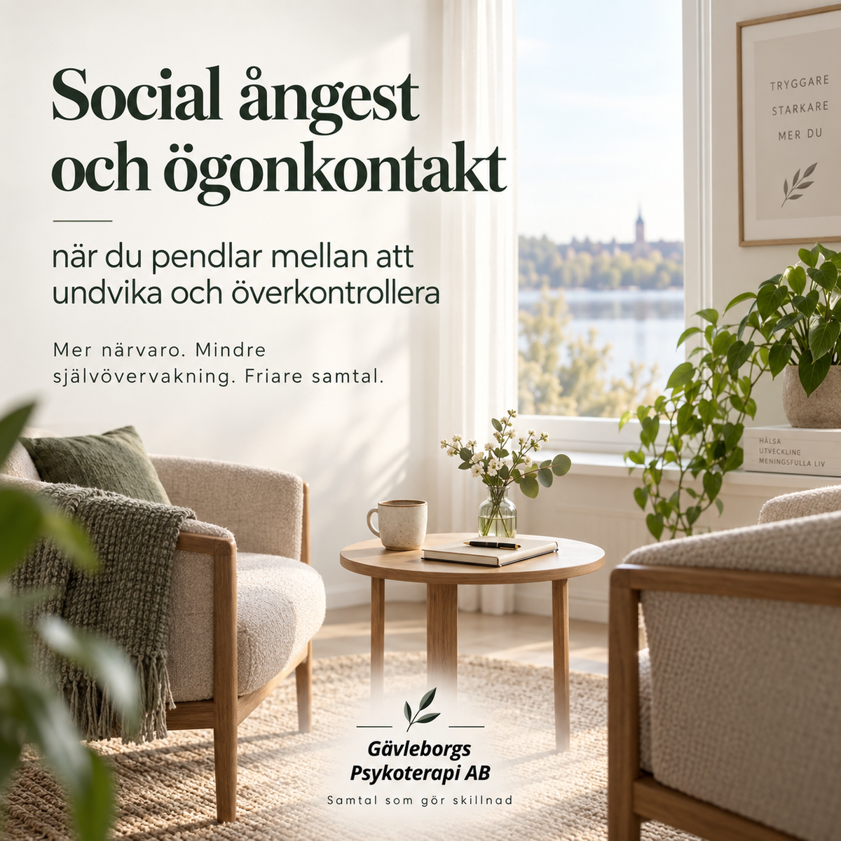 Social ångest och ögonkontakt – när du pendlar mellan att undvika och överkontrollera