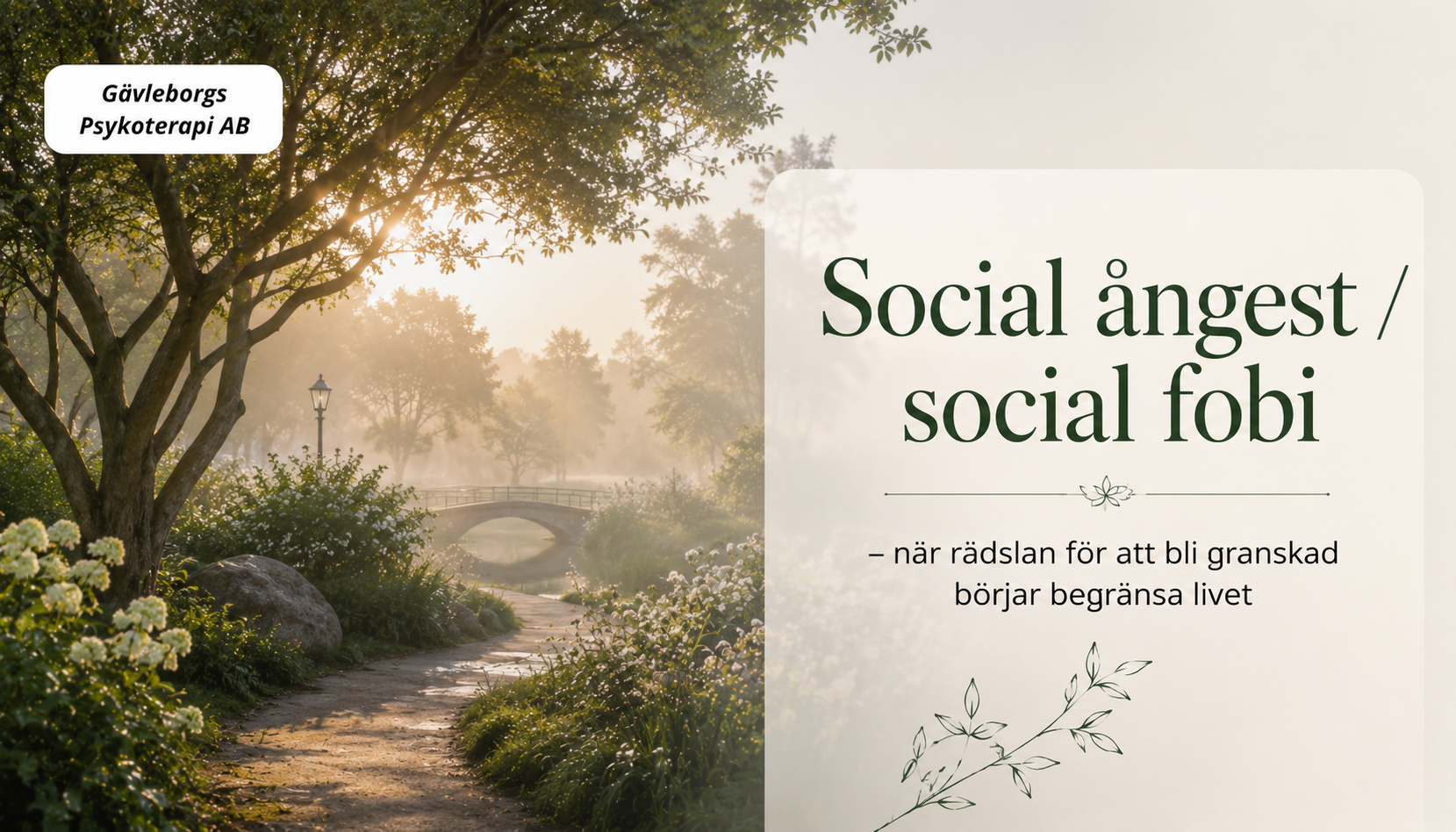 Social ångest och social fobi – när rädslan för att bli bedömd begränsar livet