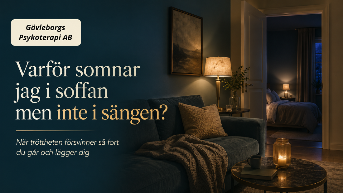 Varför somnar jag i soffan men inte i sängen? – när tröttheten försvinner så fort du går och lägger dig