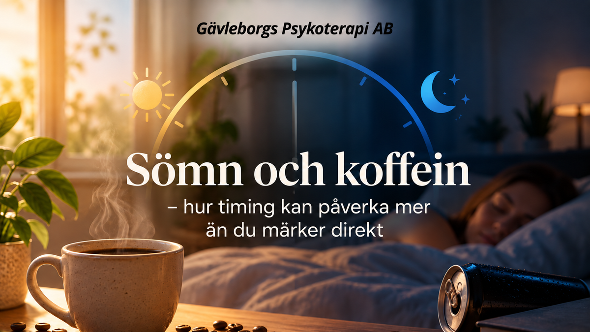 Sömn och koffein – hur timing kan påverka mer än du märker direkt