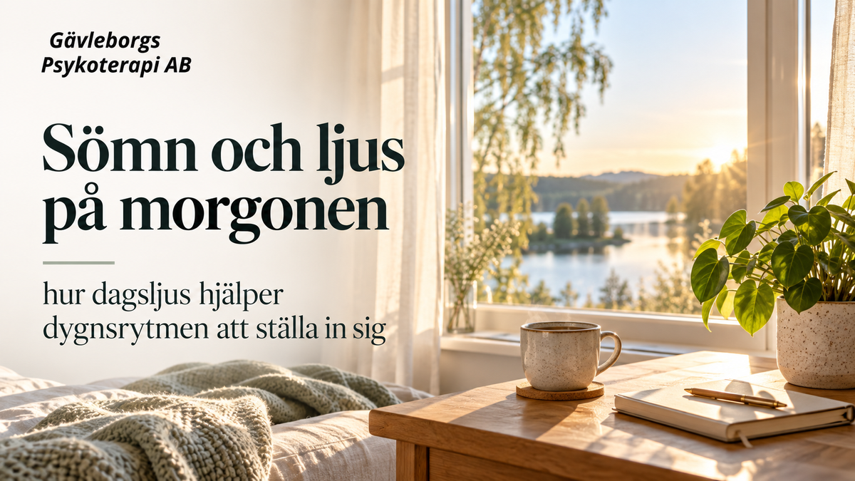 Sömn och ljus på morgonen – hur dagsljus hjälper dygnsrytmen att ställa in sig