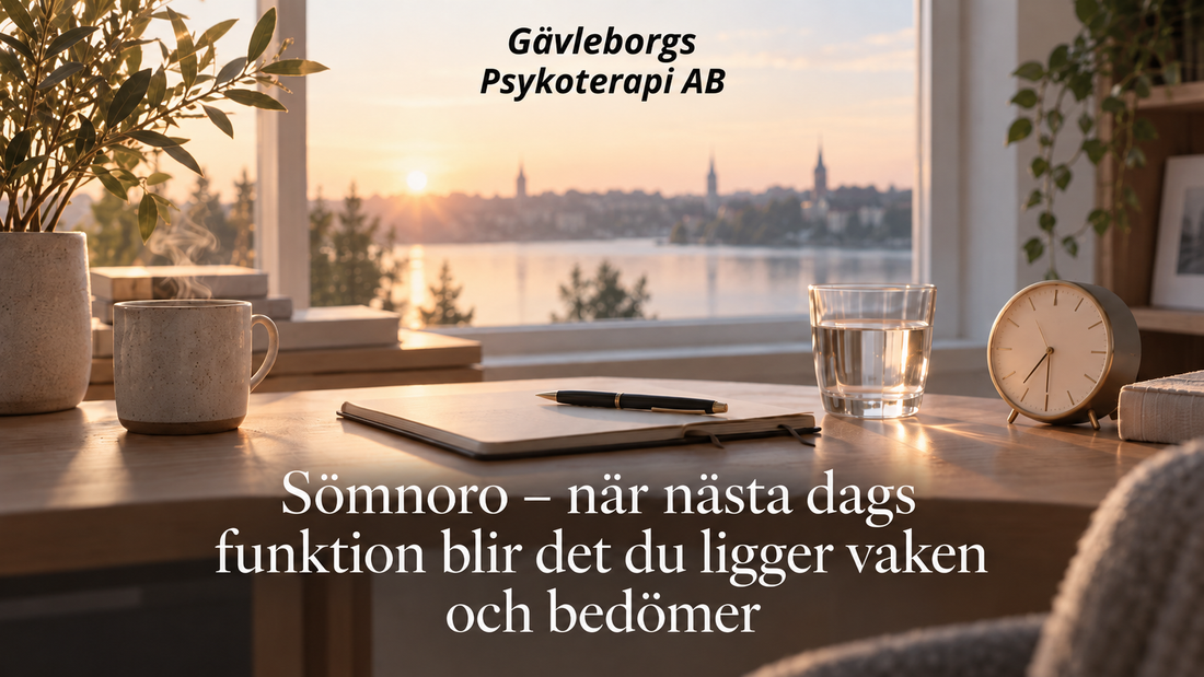 Sömnoro – när nästa dags funktion blir det du ligger vaken och bedömer