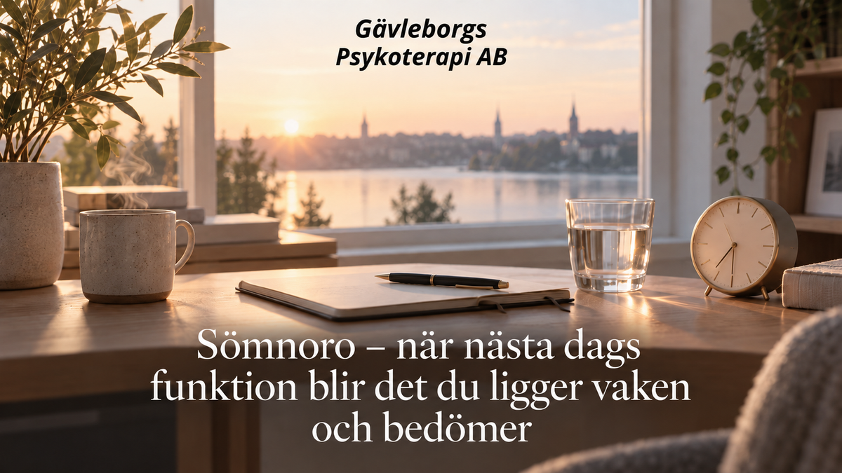 Sömnoro – när nästa dags funktion blir det du ligger vaken och bedömer