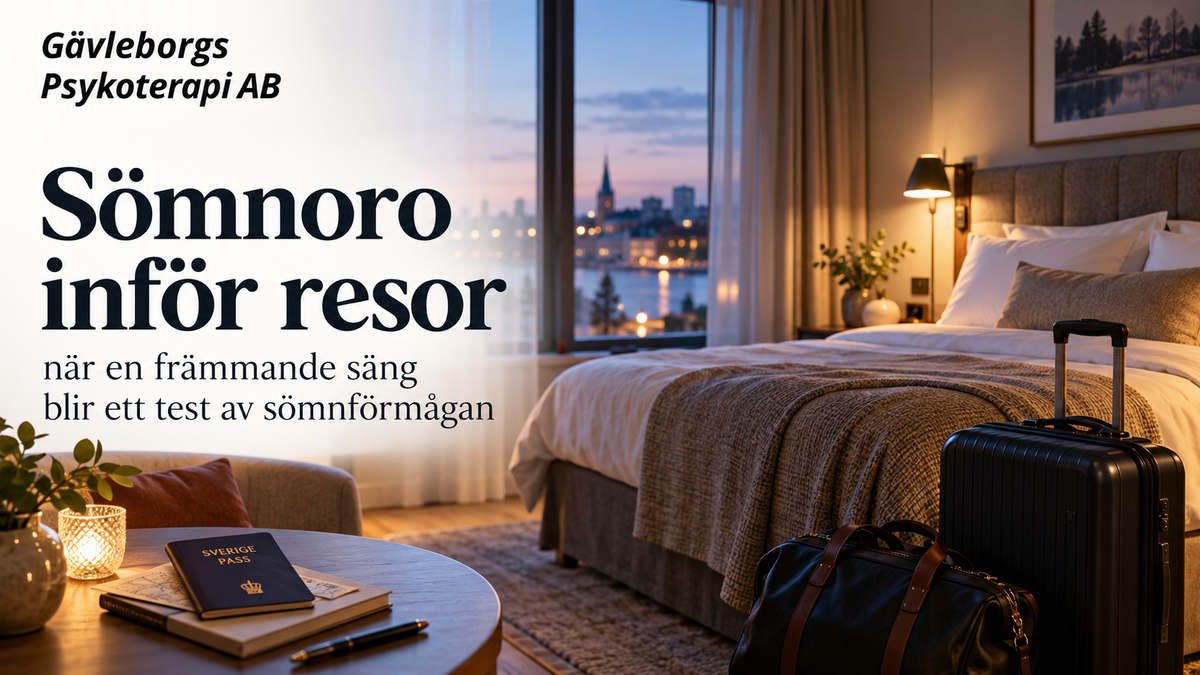 Sömnoro inför resor – när en främmande säng blir ett test av sömnförmågan