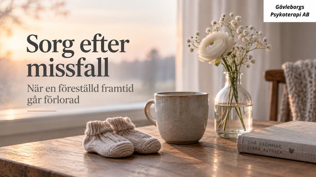 Sorg efter missfall – när både en relation och en föreställd framtid går förlorad