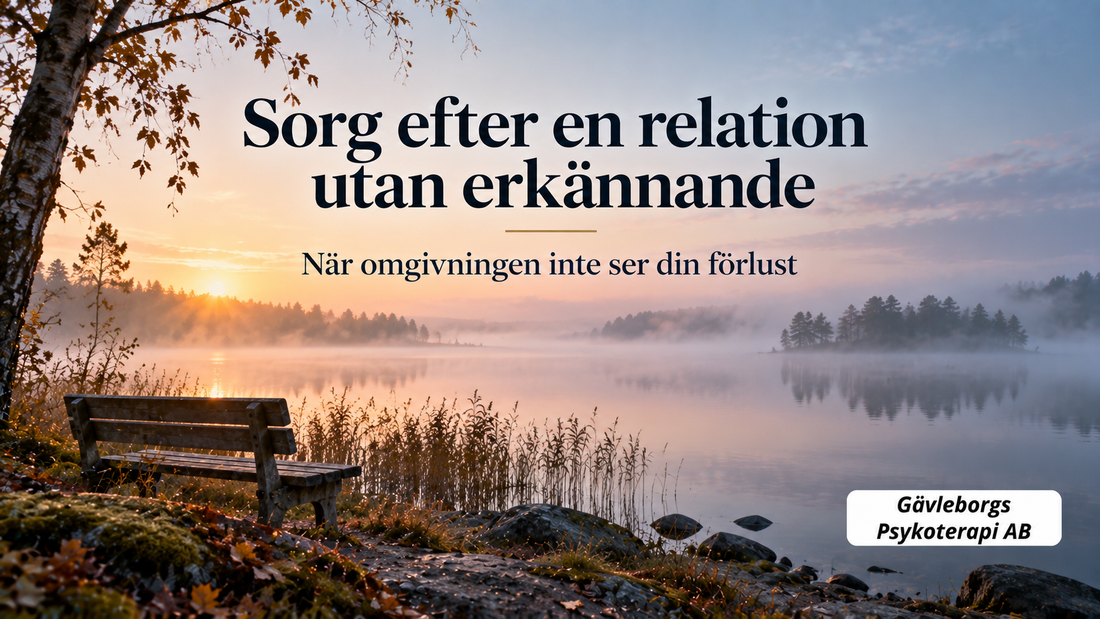 Sorg efter en relation utan erkännande – när omgivningen inte ser din förlust
