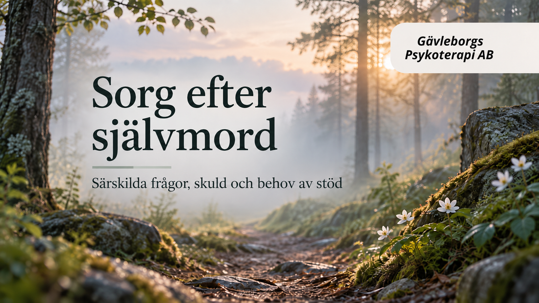 Sorg efter självmord – särskilda frågor, skuld och behov av stöd