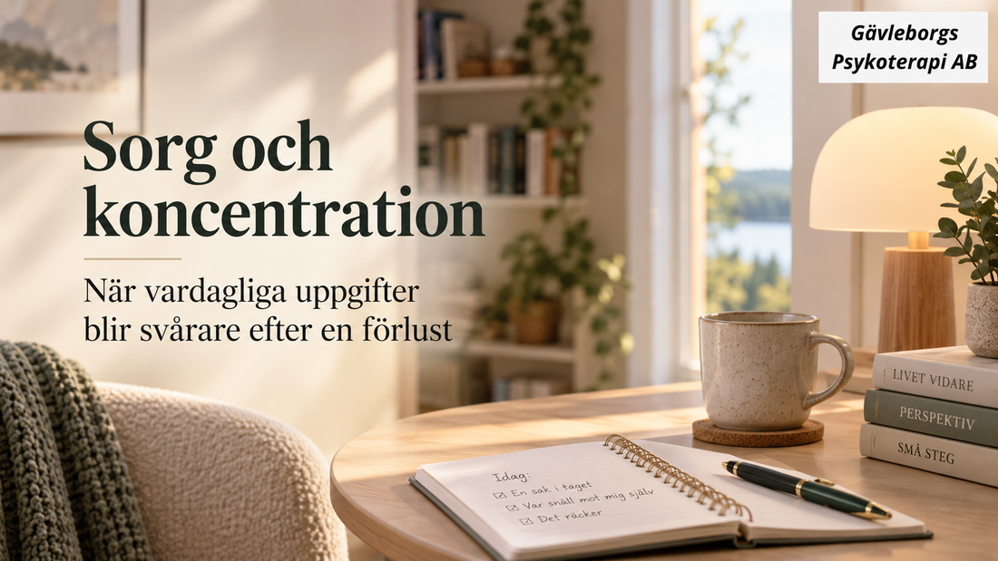 Sorg och koncentration – varför vardagliga uppgifter kan bli svårare efter en förlust