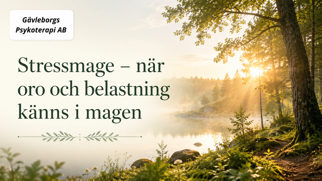 Stressmage – när oro och belastning känns i magen