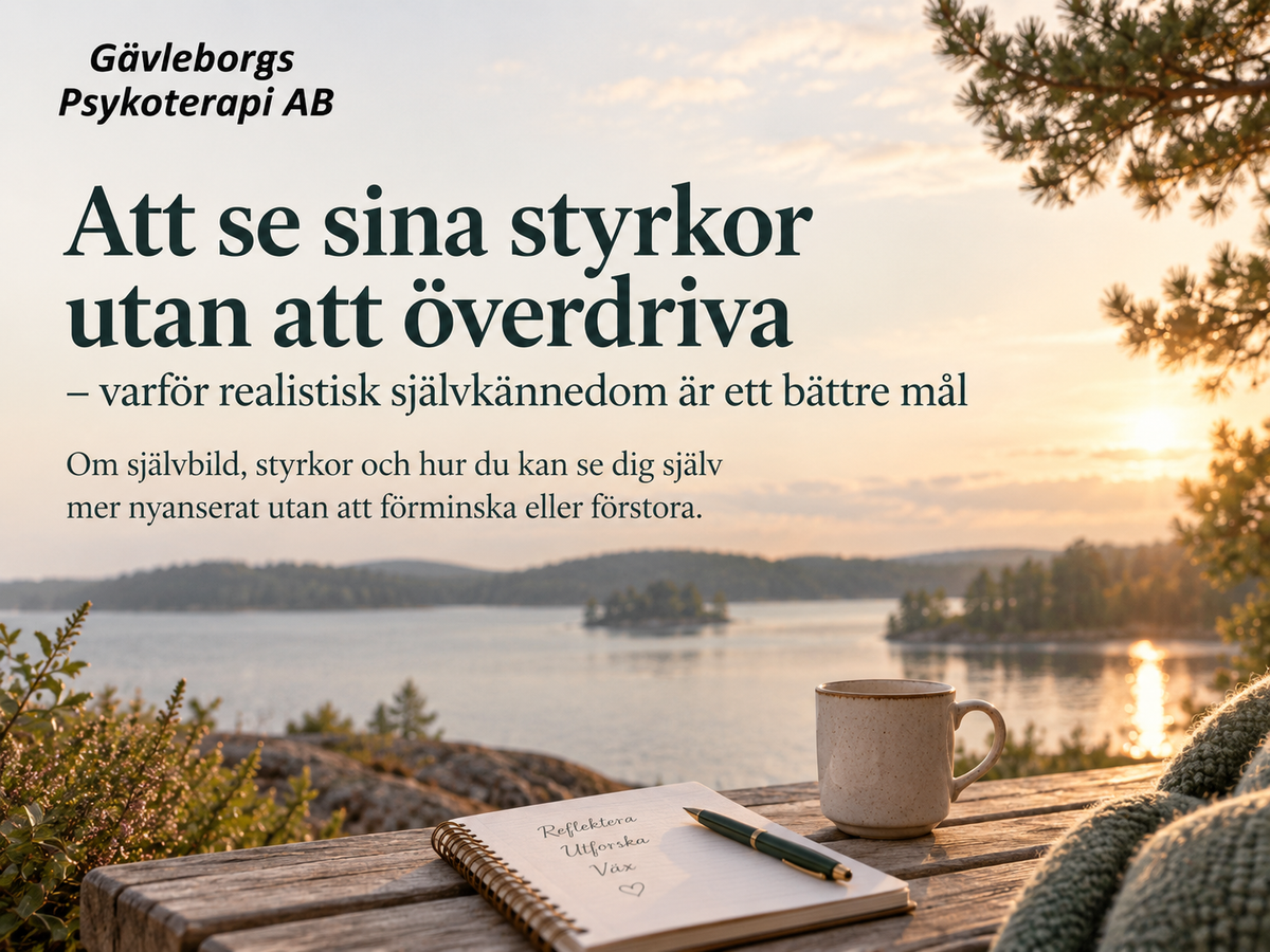 Att se sina styrkor utan att överdriva – varför realistisk självkännedom är ett bättre mål