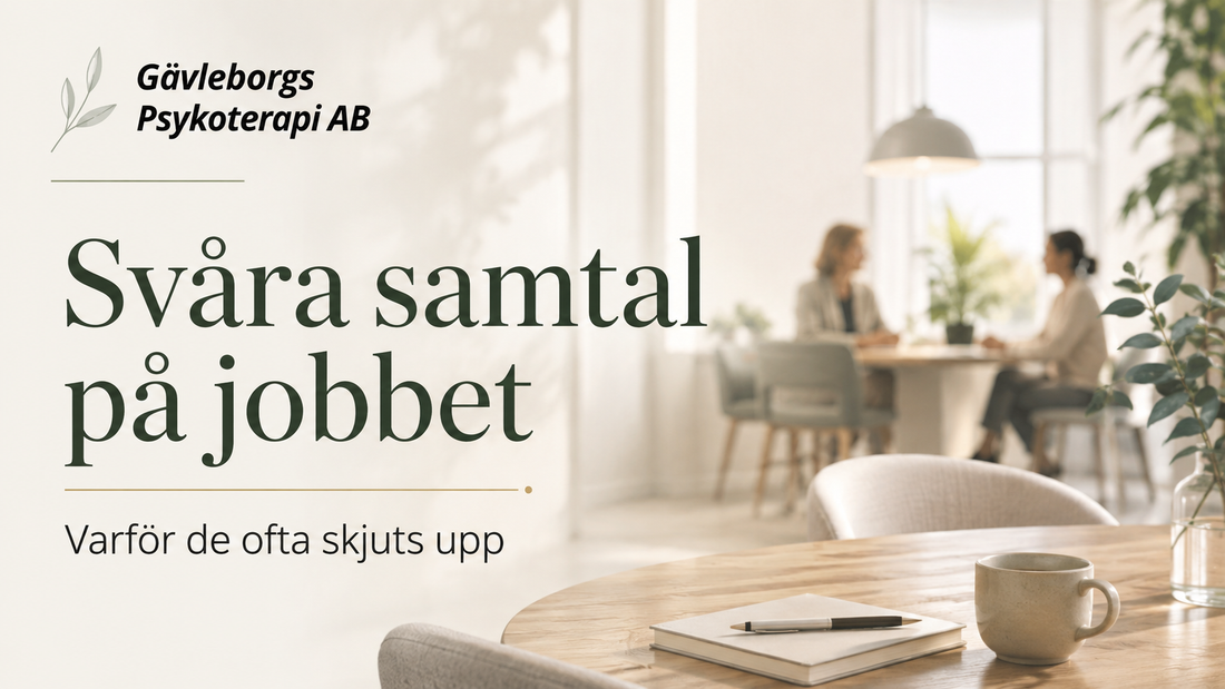 Svåra samtal på jobbet – varför de ofta skjuts upp