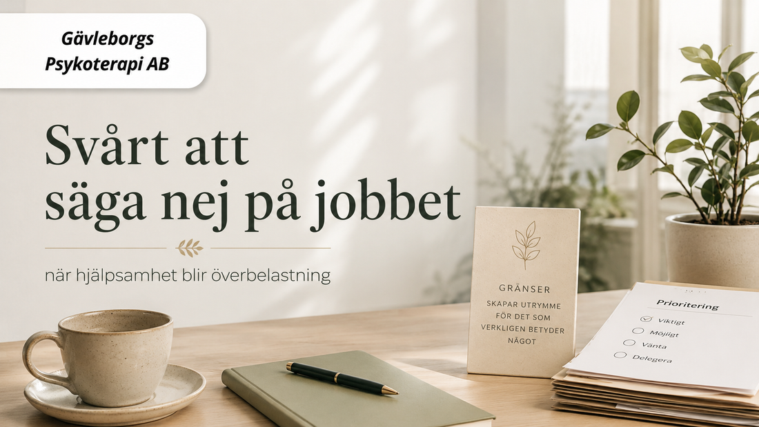 Svårt att säga nej på jobbet – när hjälpsamhet blir överbelastning