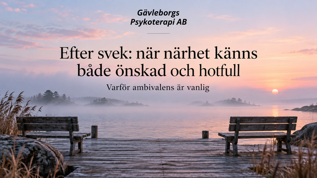 Efter svek: när närhet känns både önskad och hotfull – varför ambivalens är vanlig