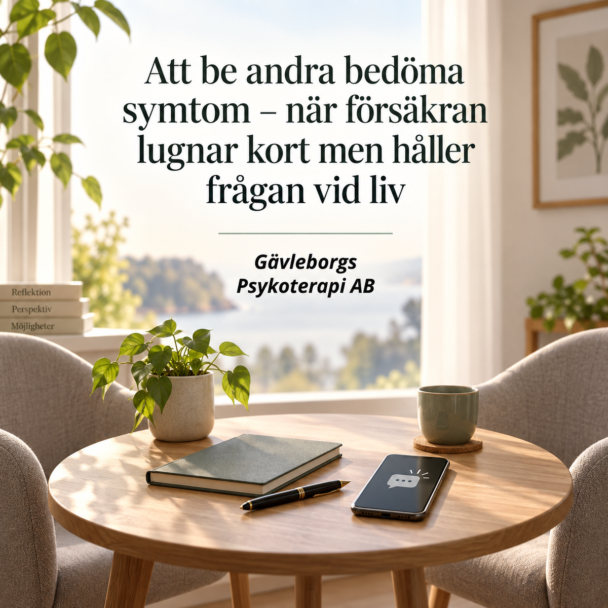 Att be andra bedöma symtom – när försäkran lugnar kort men håller frågan vid liv