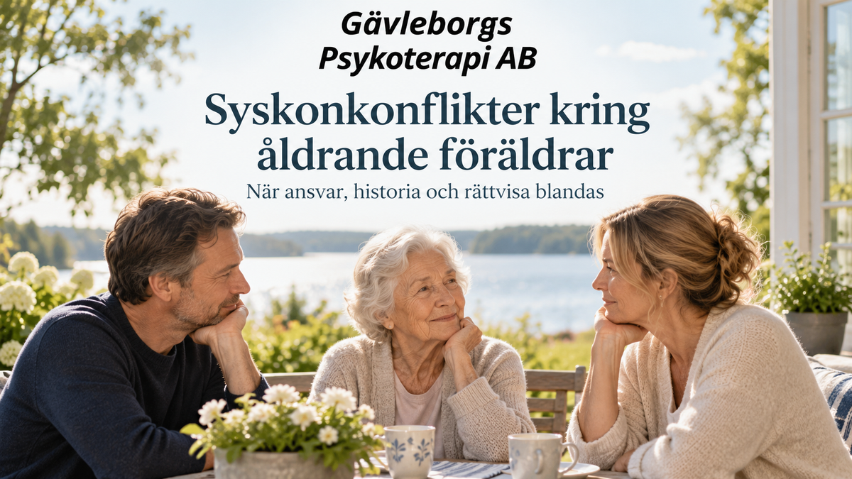 Syskonkonflikter kring åldrande föräldrar – när ansvar, historia och rättvisa blandas