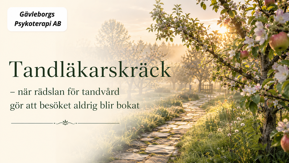 Tandläkarskräck: när rädslan för tandvård gör att besöket aldrig blir bokat