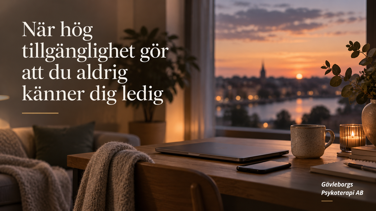 När hög tillgänglighet gör att du aldrig känner dig ledig