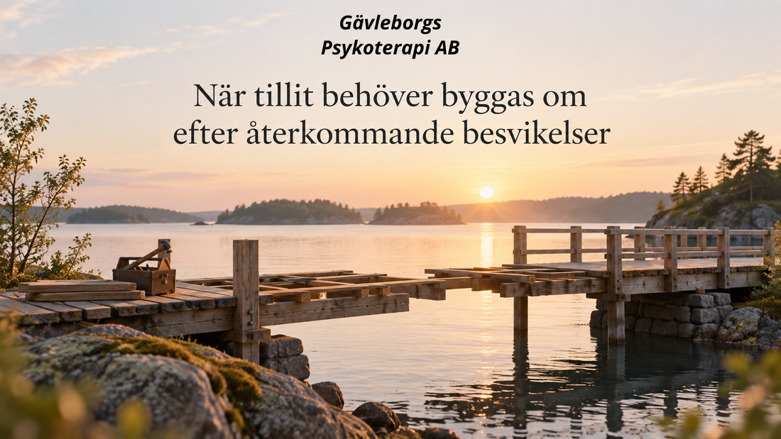 När tillit behöver byggas om efter återkommande besvikelser