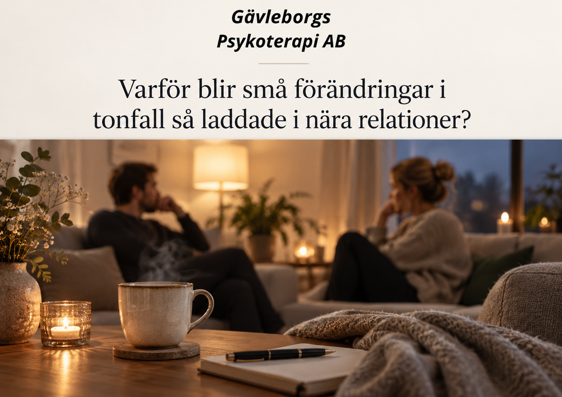 Varför blir små förändringar i tonfall så laddade i nära relationer?