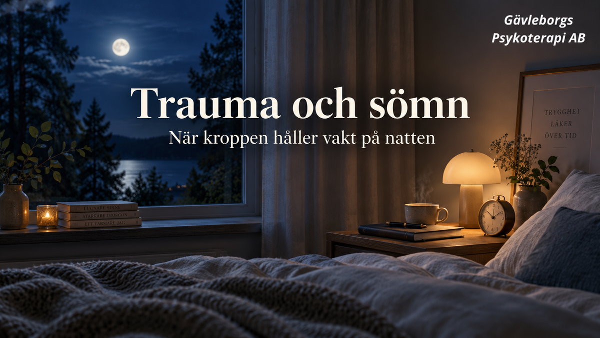 Trauma och sömn – när kroppen håller vakt även på natten