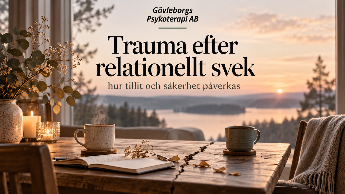 Trauma efter relationellt svek – hur tillit och säkerhet påverkas