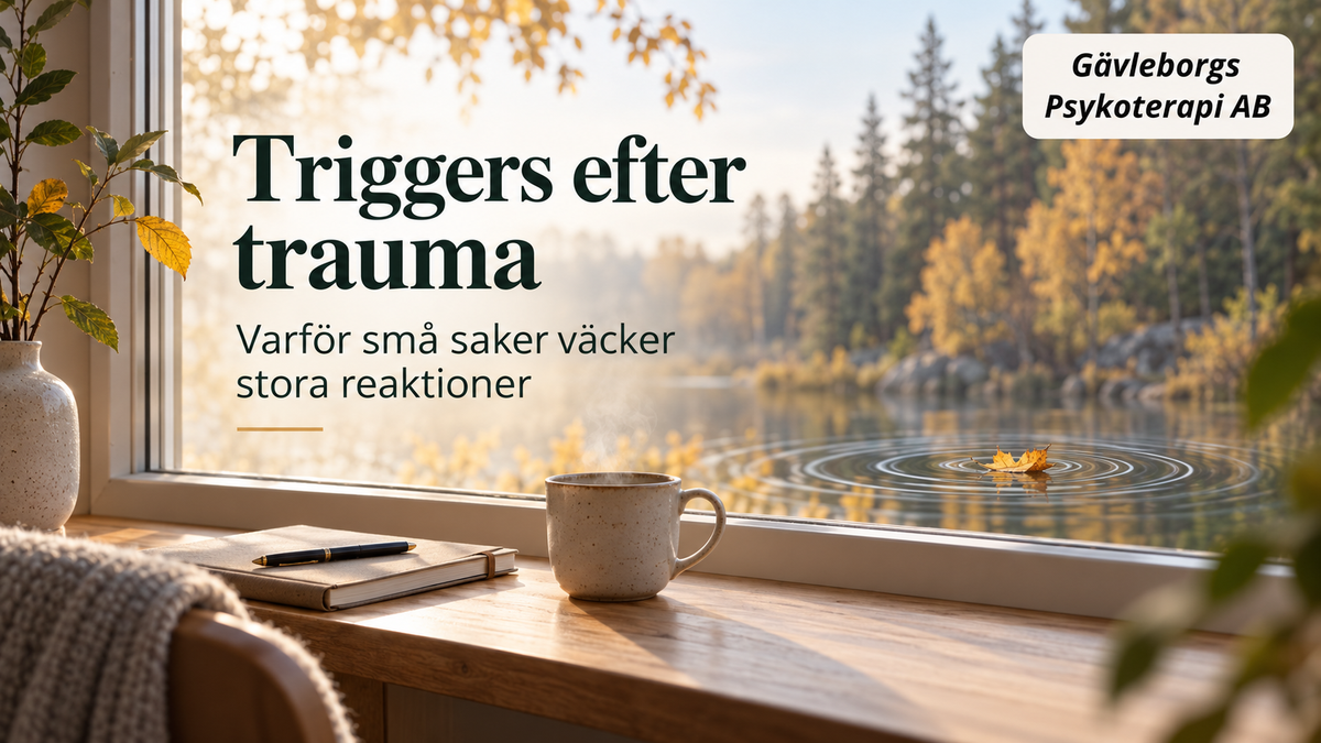 Triggers efter trauma – varför små detaljer kan väcka stora reaktioner
