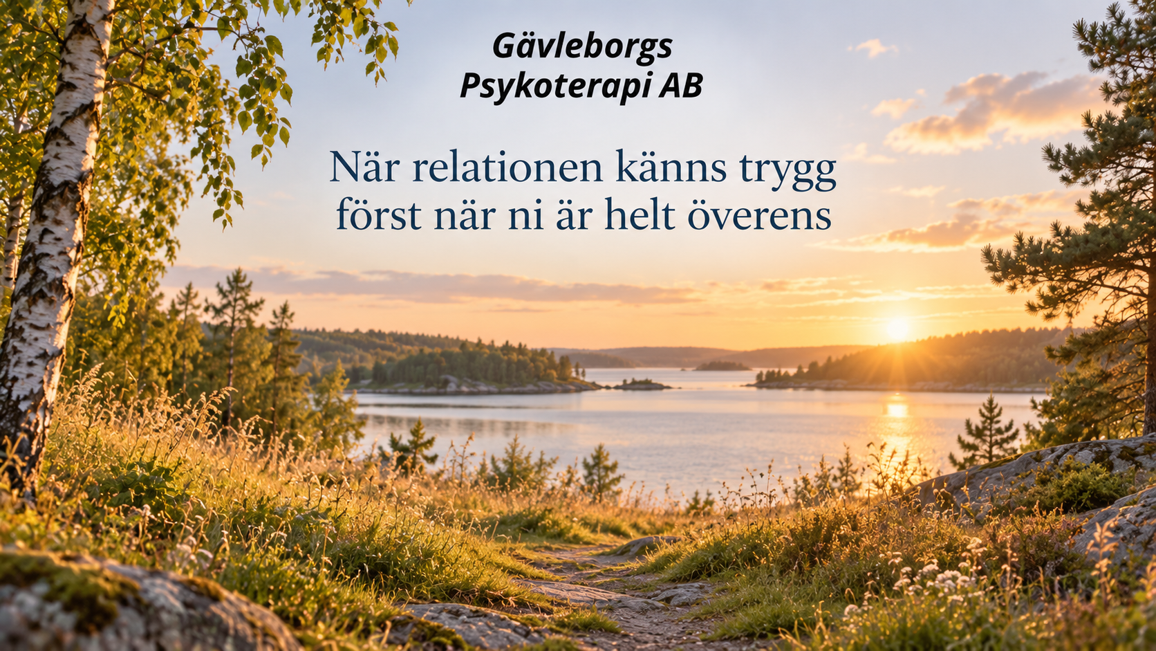 När relationen känns trygg först när ni är helt överens