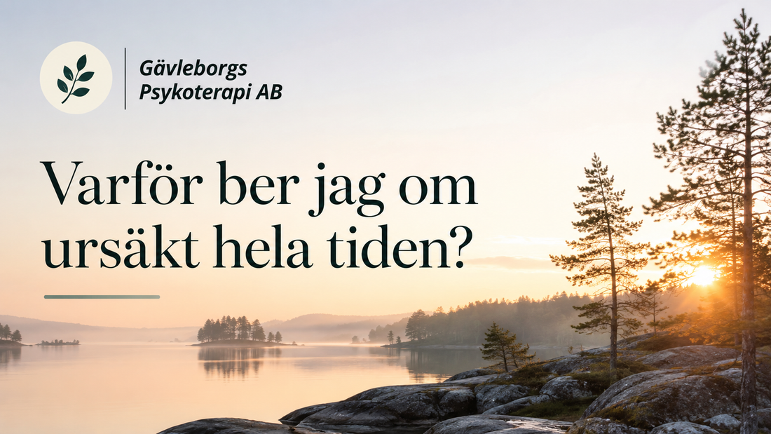 Varför ber jag om ursäkt hela tiden? – när ”förlåt” blir ett sätt att försöka vara lätt att tycka om