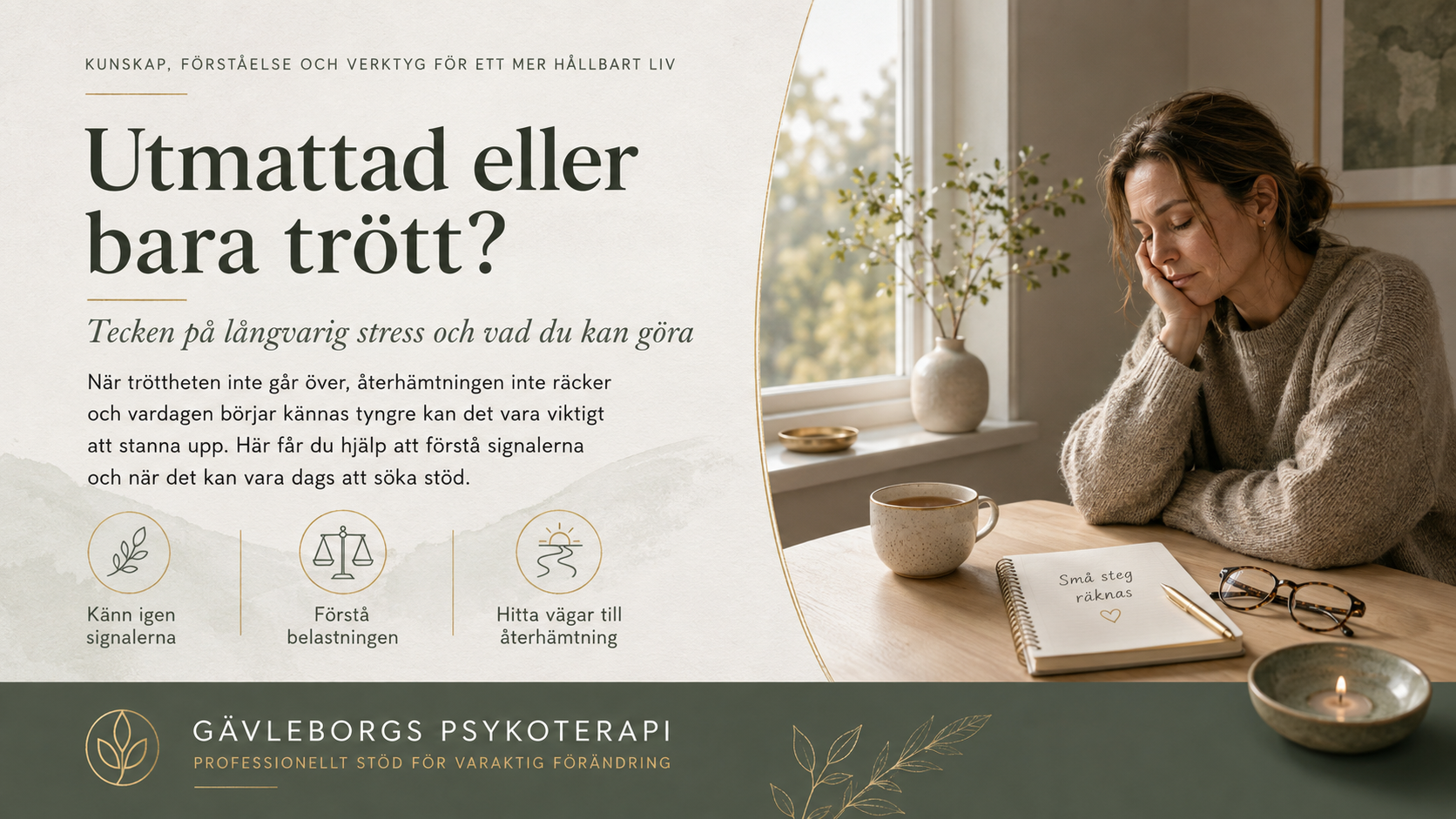 Hur vet man om man är utmattad eller bara trött? – tecken på långvarig stress
