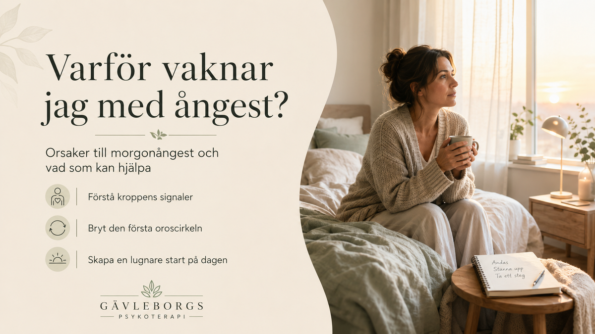 Varför vaknar jag med ångest? – orsaker till morgonångest och vad som kan hjälpa