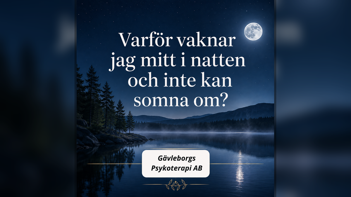 Varför vaknar jag mitt i natten och kan inte somna om?