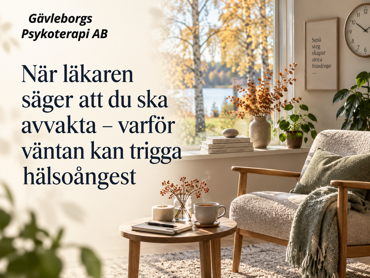 När läkaren säger att du ska avvakta – varför väntan kan trigga hälsoångest
