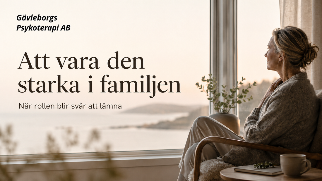 Att vara den starka i familjen – när rollen blir svår att lämna