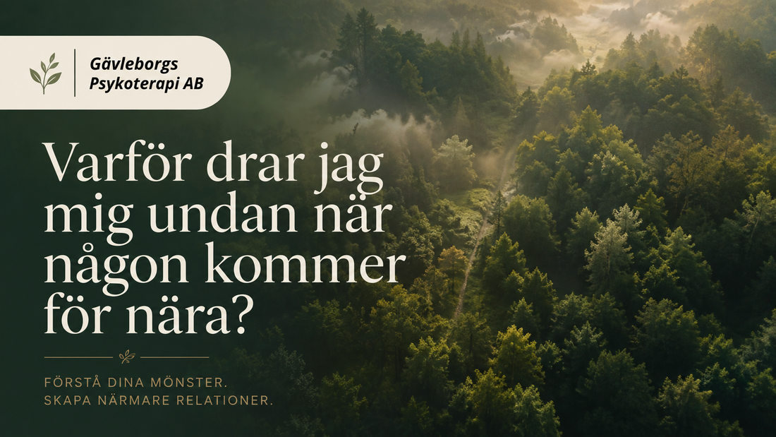 Varför drar jag mig undan när någon kommer för nära? – när närhet både lockar och skapar obehag