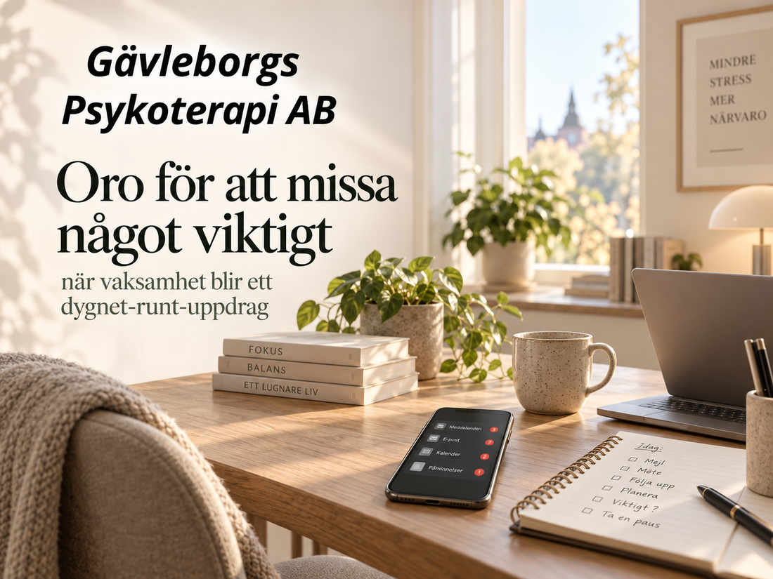 Oro för att missa något viktigt – när vaksamhet blir ett dygnet-runt-uppdrag