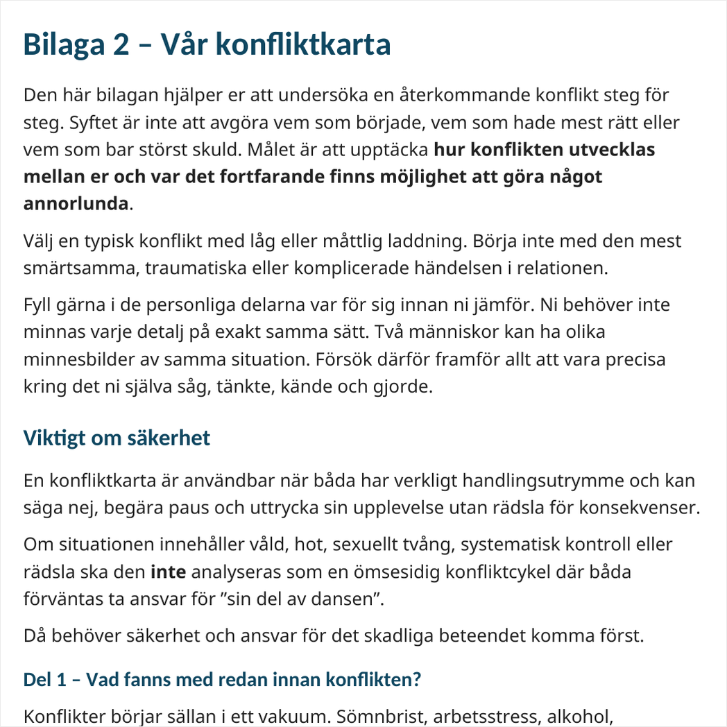 Destruktiva Relationsmönster