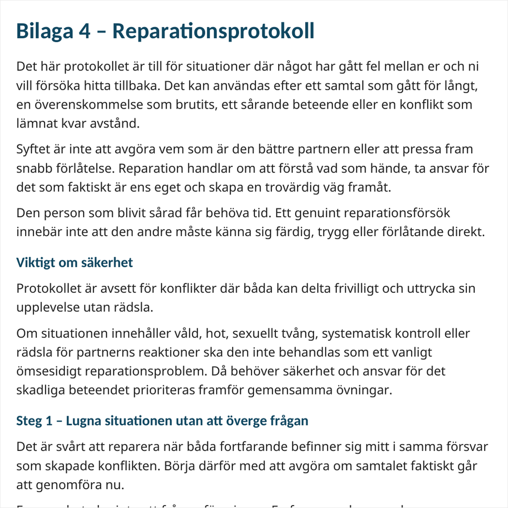 Destruktiva relationsmönster