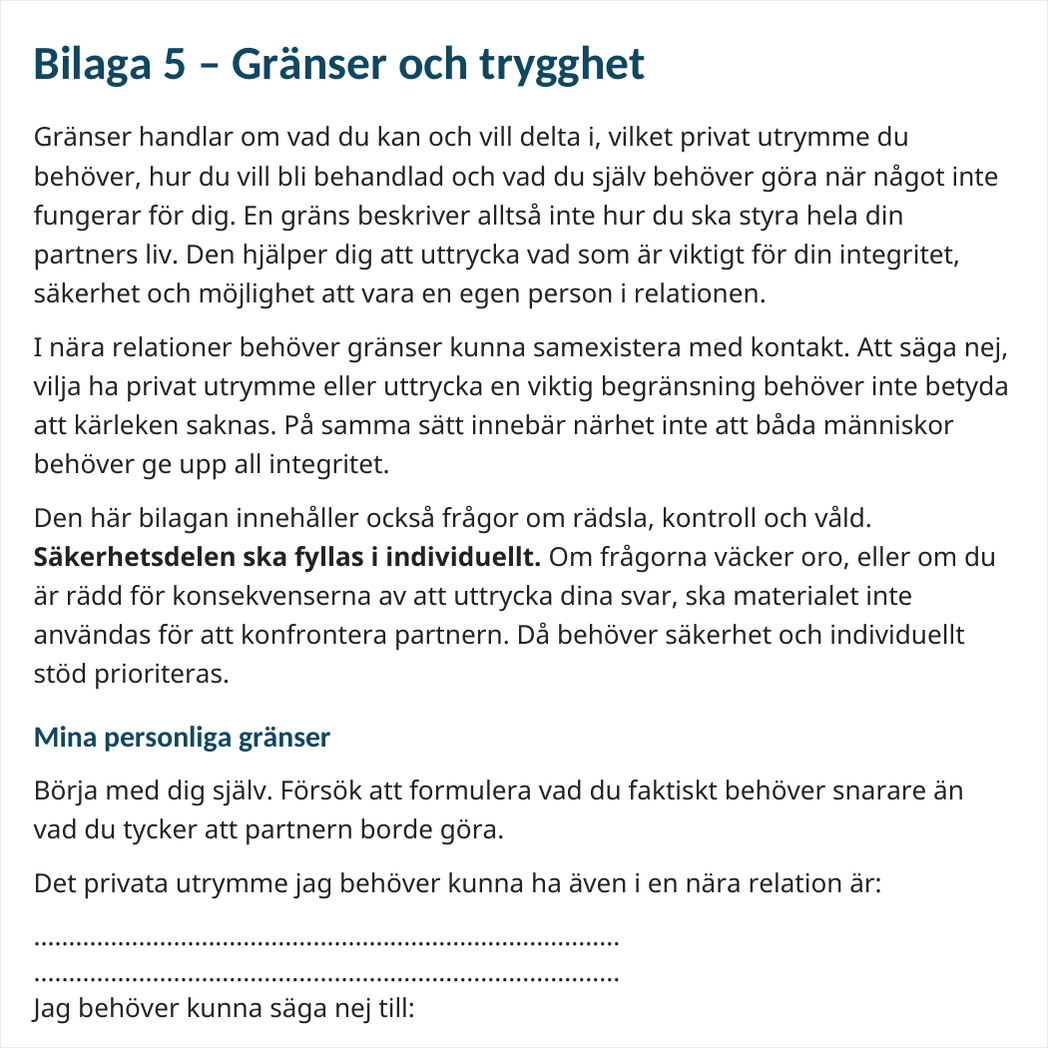 Destruktiva Relationsmönster