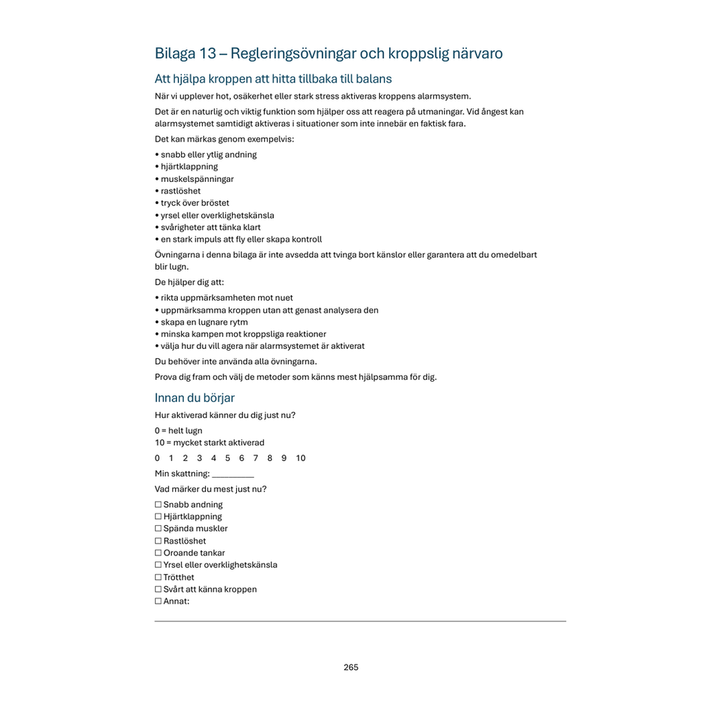 Ångest och oro